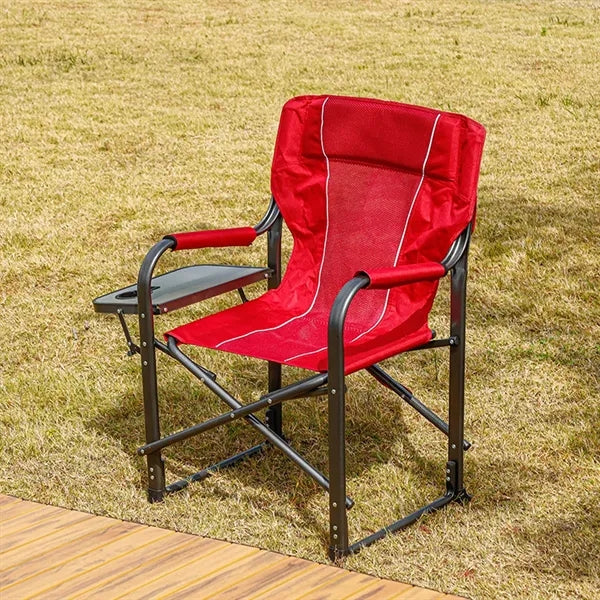 Portable Folding Upgraded Oversized Directors Chairs w/Table