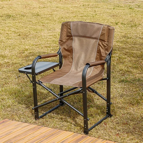 Portable Folding Upgraded Oversized Directors Chairs w/Table