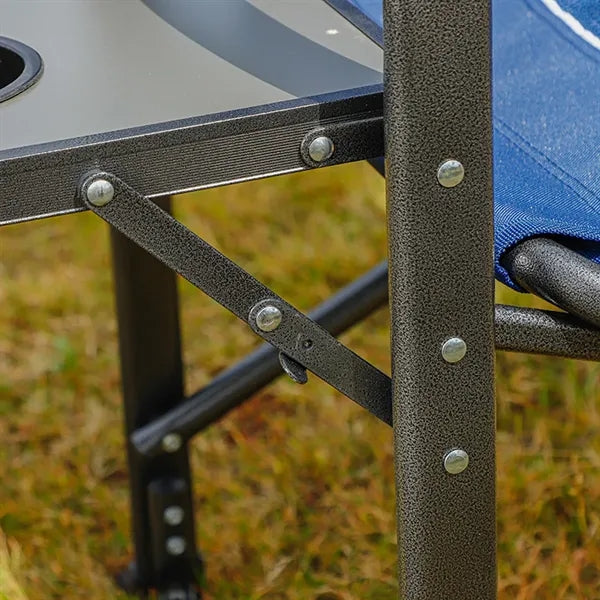 Portable Folding Upgraded Oversized Directors Chairs w/Table