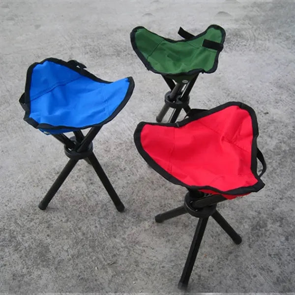 Outdoor Portable Folding Camping Chair Triangle Small Stool