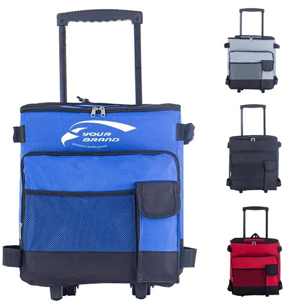 Portable Removable Insulated Cooler W/ Wheels for Picnic BBQ
