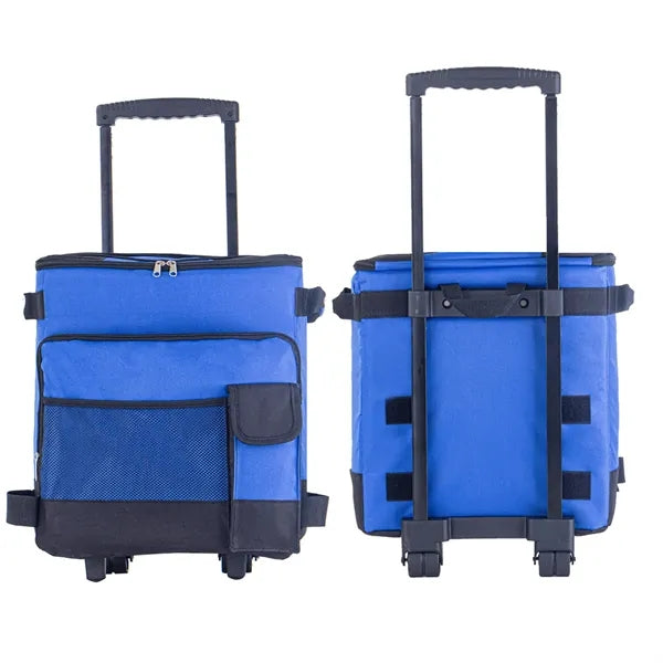 Portable Removable Insulated Cooler W/ Wheels for Picnic BBQ