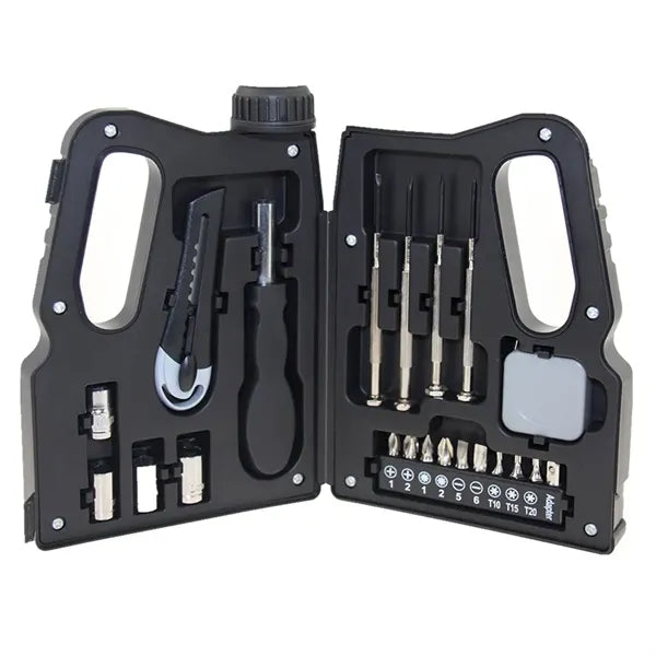 21 In 1 Home Tool Kit Set With Gasoline Shaped Carrying Case