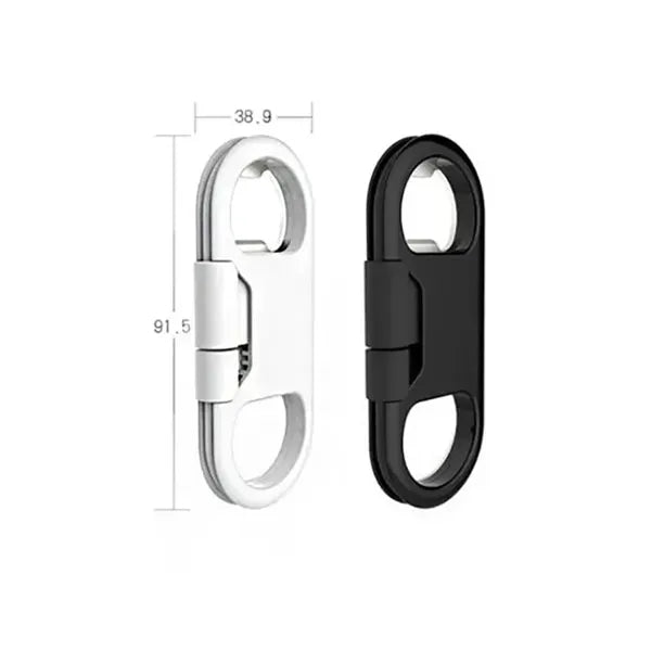 Multifuctional Phone Charging Cable/Keychain Bottle Opener