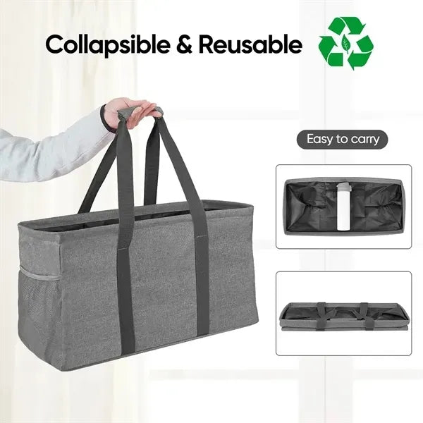 Extra Large Utility Tote Bag w/Hard Bottom