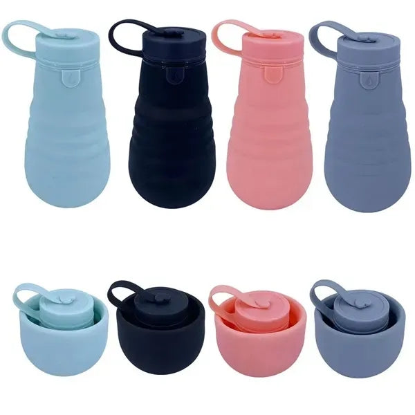 17Oz Portable Collapsible Water Bottle