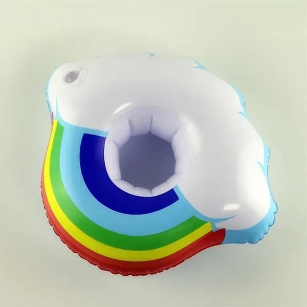 Inflatable Rainbow Cloud Drink Holder