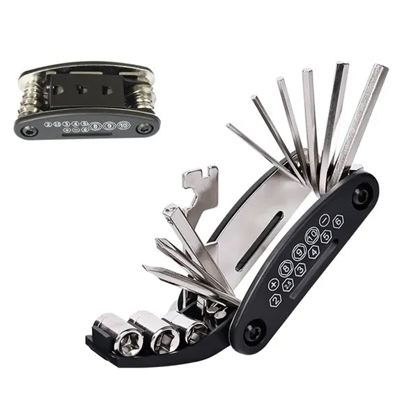 Multifunctional Folding Bicycle Repair Tool Wrench Set
