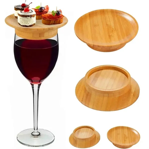 Bamboo Wine Glass Tray