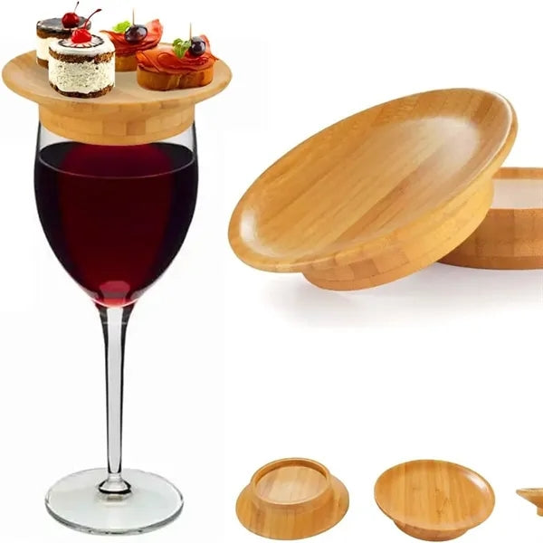 Bamboo Wine Glass Tray