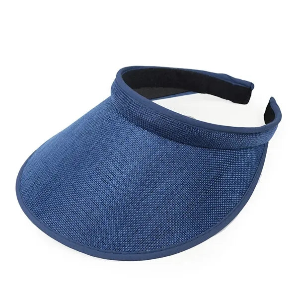 Cotton Open-Top Wide Brim Sun Visor Hat