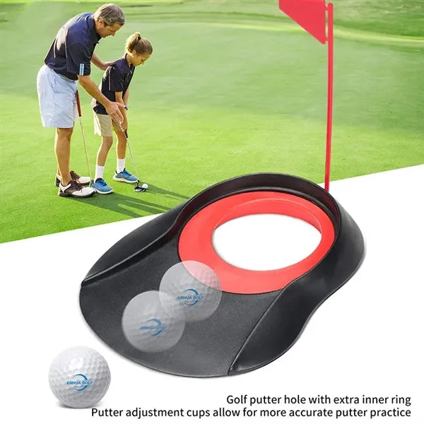 Indoor And Outdoor Golf Putting Cup Hole Trainer