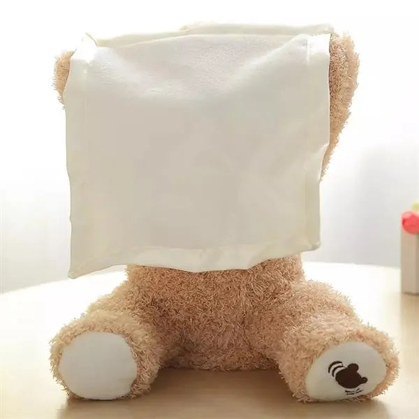 Soft Plush Interactive Peek-A-Boo Teddy Bear Talking Toy
