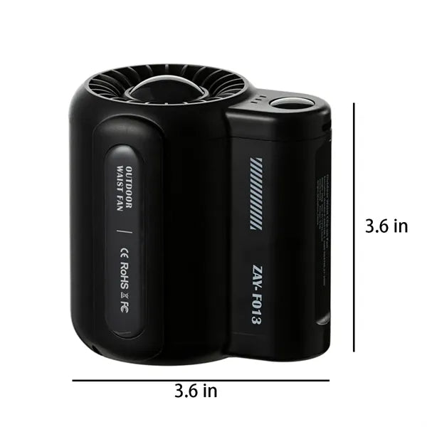 3 Speeds Hands-Free Fan Hanging Waist