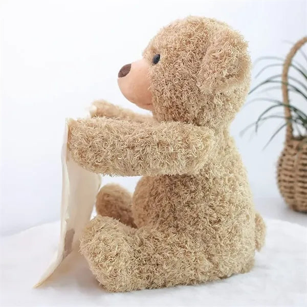 Soft Plush Interactive Peek-A-Boo Teddy Bear Talking Toy