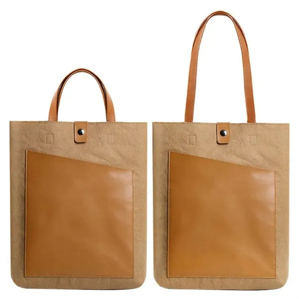 Debossed Eco-friendly Tyvek Tote Bag with Handle