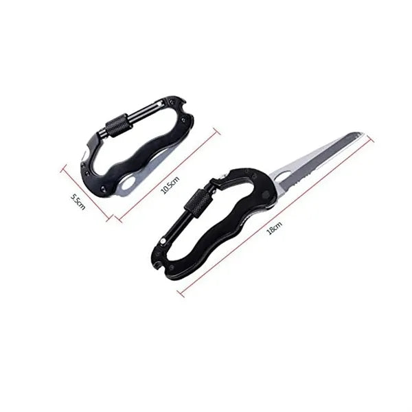 Multi-Functional Mountaineering Keychain