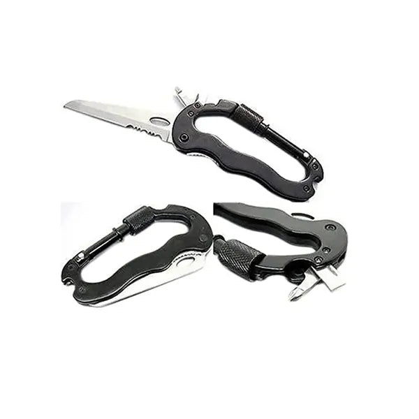 Multi-Functional Mountaineering Keychain