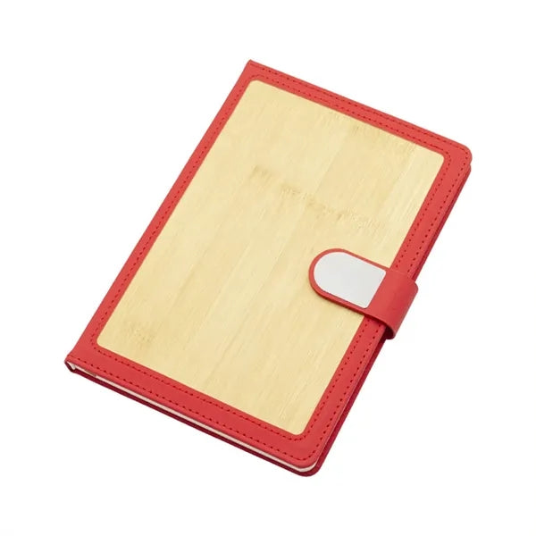 A5 Bamboo PU Leather Notebook