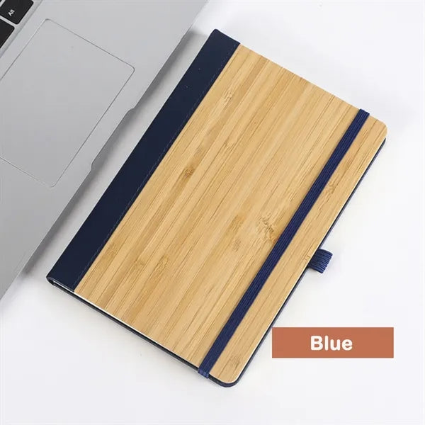 A5 Bamboo Notebook with Elastic Band
