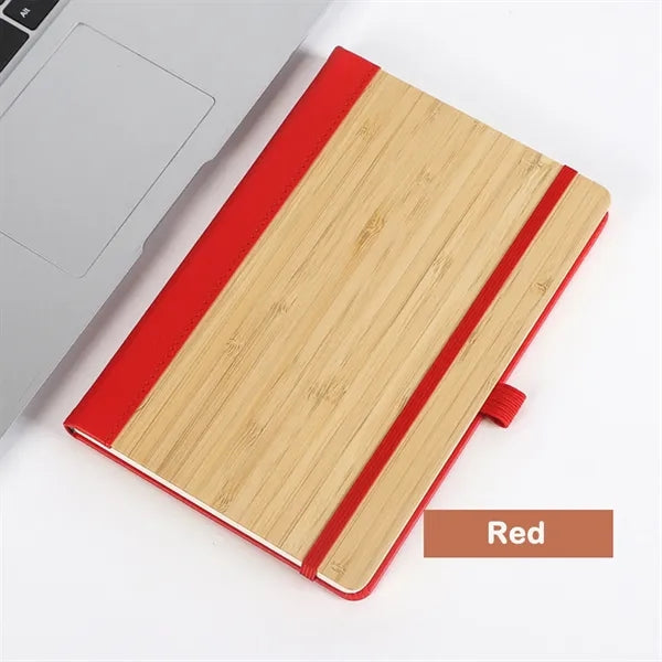 A5 Bamboo Notebook with Elastic Band