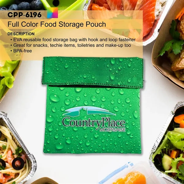 Full Color Food Storage Pouch