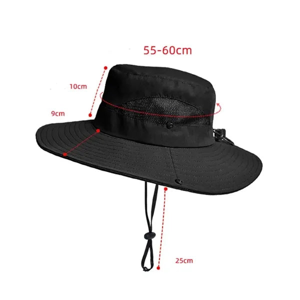 Wide Brim Sun Hats for Men Women Fishing Hiking Camping