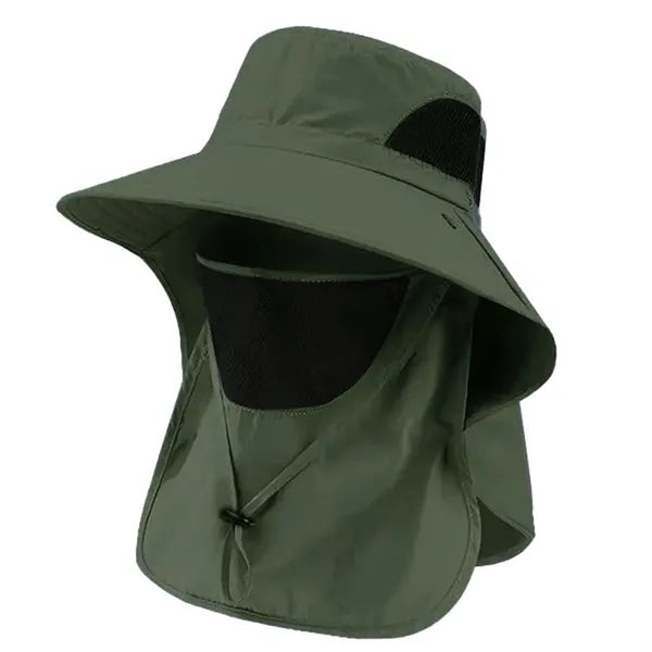 Fishing Sun Protection Hat with Face Cover & Neck Flap