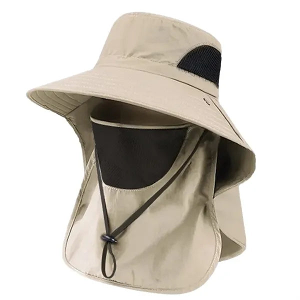 Fishing Sun Protection Hat with Face Cover & Neck Flap