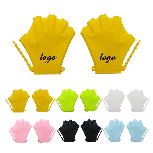 Silicone Swimming Webbed Water Gloves