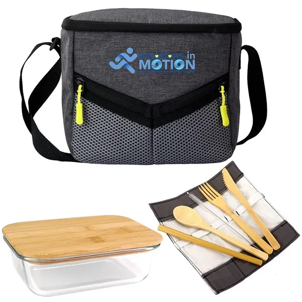Victory Lunch Cooler Bamboo Set