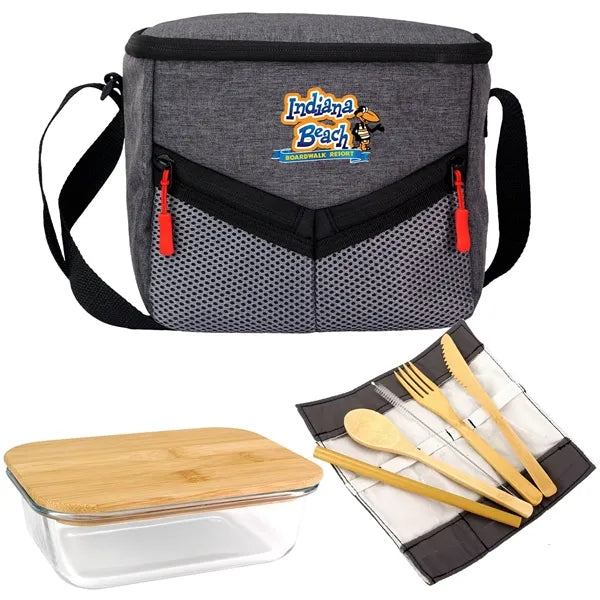 Victory Lunch Cooler Bamboo Set
