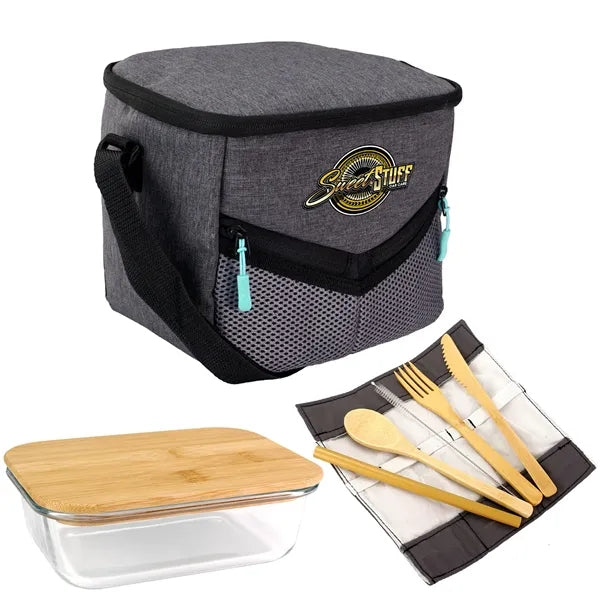 Victory Lunch Cooler Bamboo Set