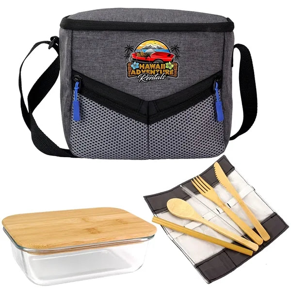 Victory Lunch Cooler Bamboo Set