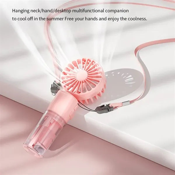 Hangingneck misting Mini Hand Held Fan