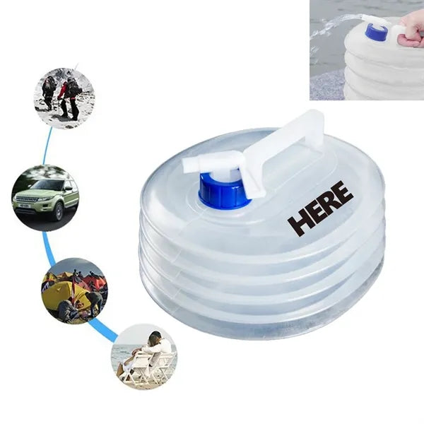 5L Collapsible Bucket With Faucet