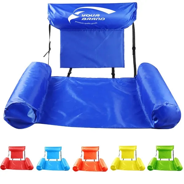 Portable Light Float Inflatable Hammock for Pool Water Chair