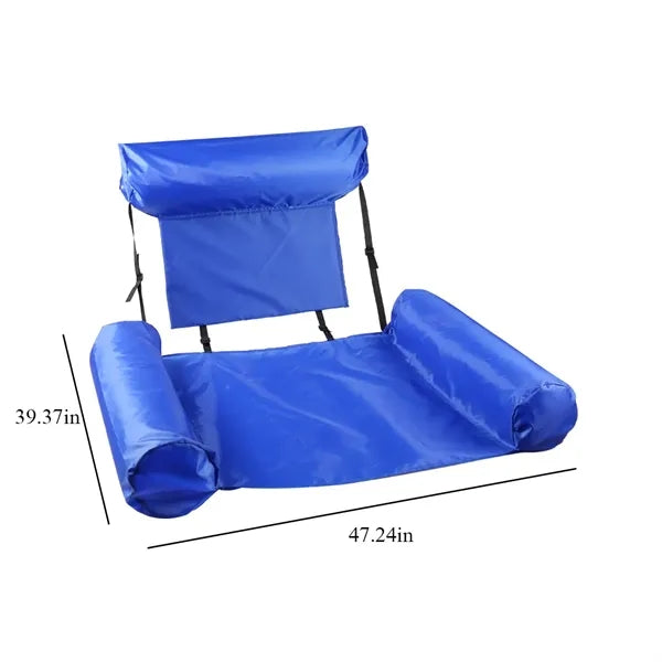 Portable Light Float Inflatable Hammock for Pool Water Chair