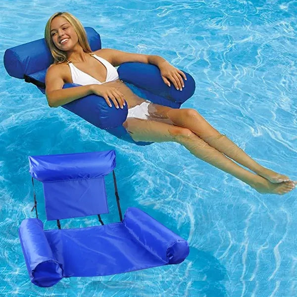 Portable Light Float Inflatable Hammock for Pool Water Chair