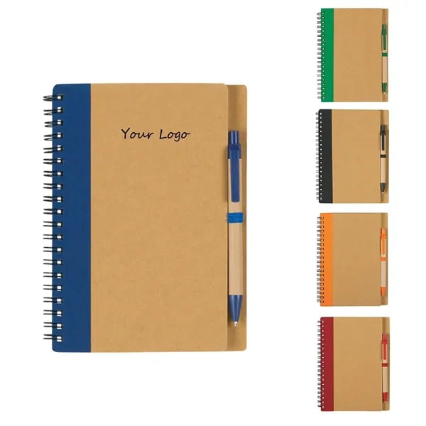 Kraft Paper Spiral Notebook