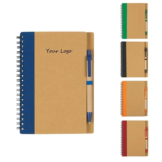 Kraft Paper Spiral Notebook