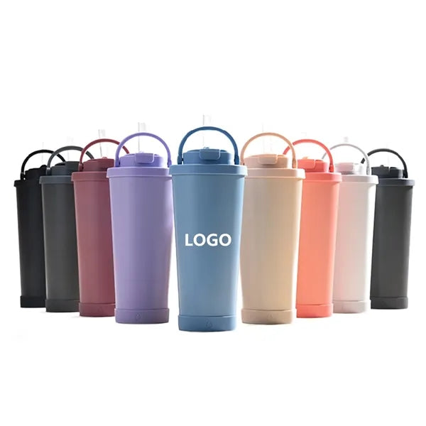Stainless Steel Insulated Tumbler with Lid and Straw 24 Oz.