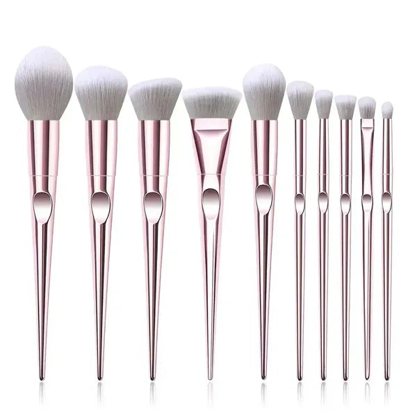 Beauty Blenders Cosmetic Bag Set With 10pcs Makeup Brush Kit