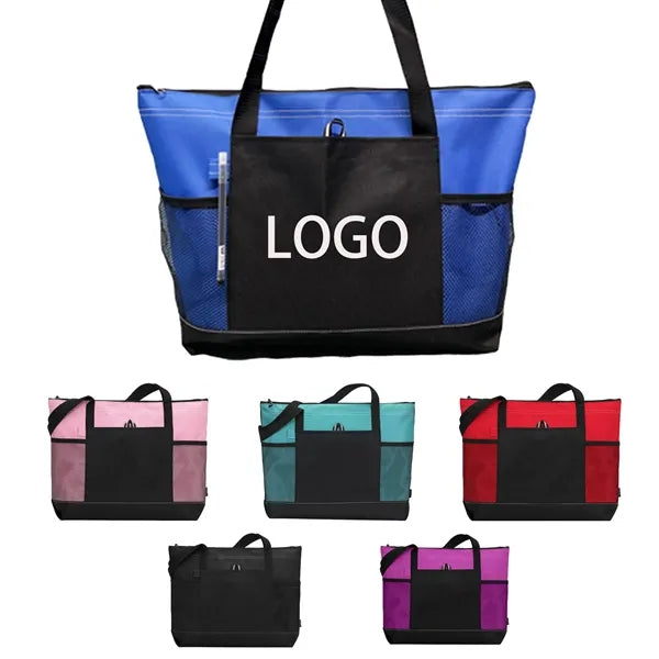Zippered Tote Bag