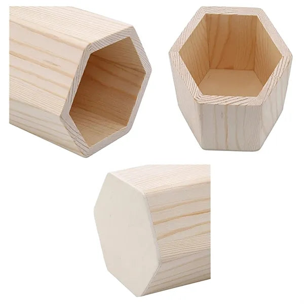 Wooden Pen Container