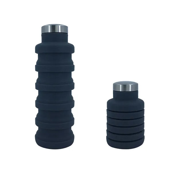 17oz Collapsible Silicone Foldable Water Bottle for Travel