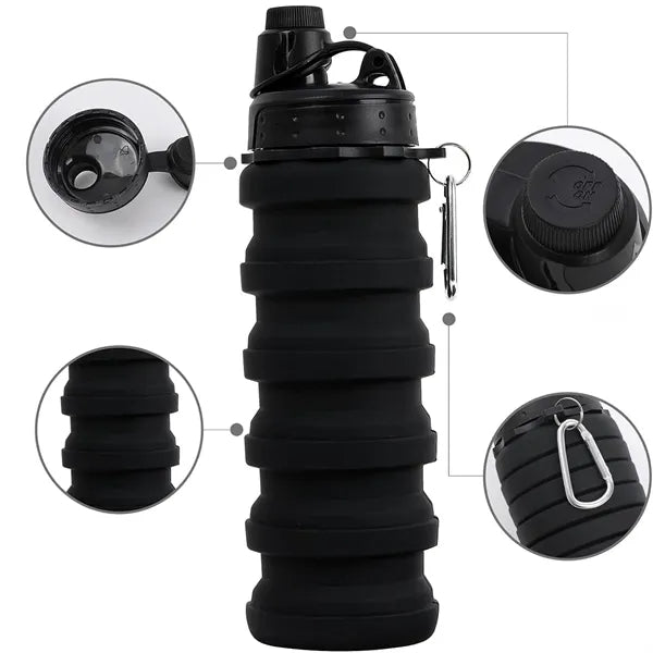 Collapsible Water Bottles With Twist Cap