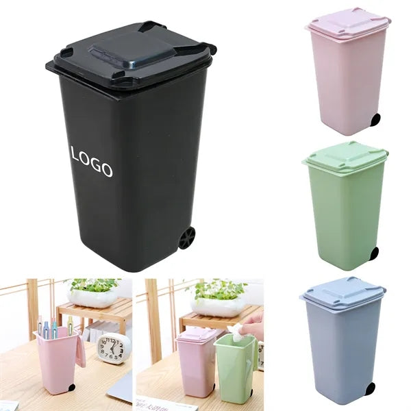 Desktop Trash Can Pen Holder