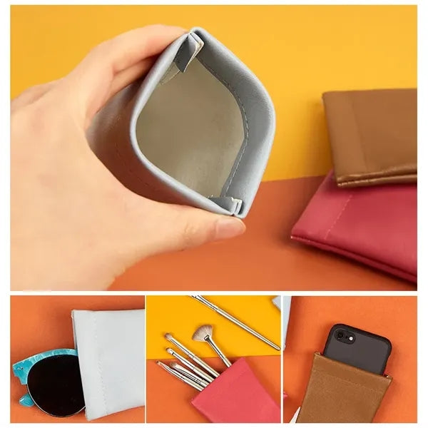 Ultra Light Soft Squeeze Top Sunglasses Case Glasses Pouch