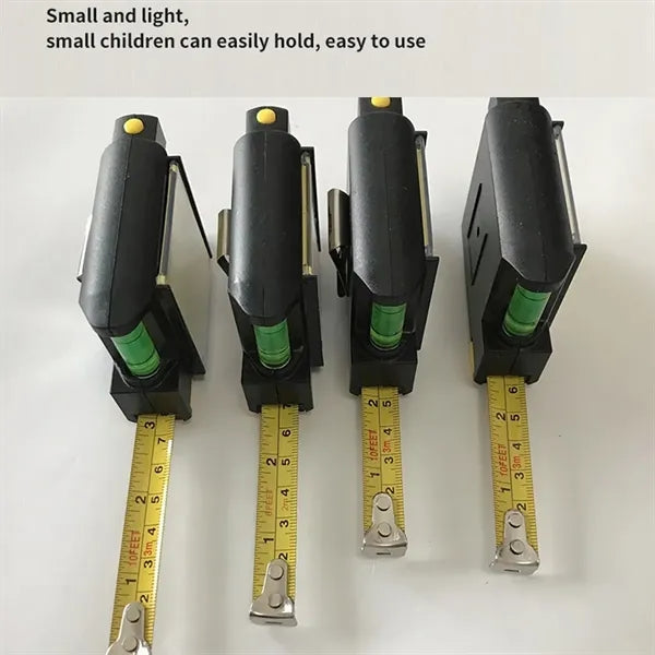 Steel Tape Measure with Spirit Level Note Memo Pad And Pen